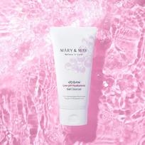 Mary&May Vegan Low pH Hyaluronic Gel Cleanser, Moisturizing, KBeauty, Korean Cosmetics, sample white