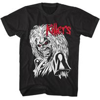 Iron Maiden Killer Eddie Heavy Metal Rock Band Concert Tour Merch Unisex marškinėliai S