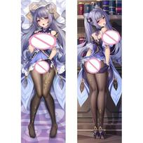Dakimakura Anime Keqing (Genšino poveikis) Dvipusė Anime Equal kūno pagalvės pagalvė, pritaikyta aplinkai Peach40X120CM