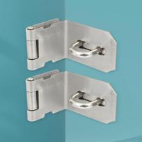 2x Spynos skląstis Vartų spynos Cinko lydinio Saugus Atsparus apkrovai Užraktas durims