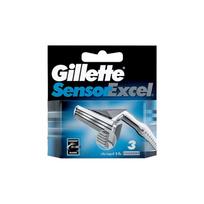 Gillette Sensor Excel peiliukai - 3 vnt rinkinys