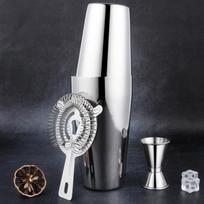 4vnt./rinkinys 550ML/750ML nerūdijančio plieno kokteilių plaktuvo maišytuvas Vyno Martini Boston plaktuvas gėrimų vakarėliui Baro įrankiai kokteilių plaktuvų baro rinkinys