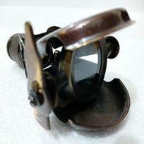 Jūrinis senovinis žalvarinis žiūronas teleskopas, vintage spyglass