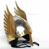 Viduramžių Normano vikingų šalmas Normano karaliaus šalmo pilnai nešiojama kopija