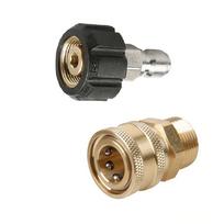 Slėgio plovimo adapterio rinkinys M22–14 mm, pasukamas iki 3/8 colio greito prijungimo paketas 2 automobilio langų plovimas 1pair