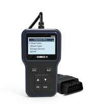 OBD2 skaitytuvo automobilio variklio gedimų kodų skaitytuvas, nuskaitykite kodus, išvalykite kodus, peržiūrėkite fiksuoto kadro duomenis, I / M parengties patikrinimas CAN diagnostikos nuskaitymo įrankis 15.2x8.75x2.2cm juoda