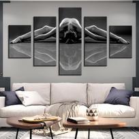 5 dalių sienų meno drobės tapyba Mergina Seksualus baleto šokis Plakatas Svetainės paveikslai Modernus modulinis rėmas Dekoracija namams 20X35 20X45 20X55cm