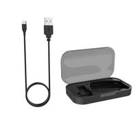 USB maitinimo dėklas Plantronics Voyager Legend Bluetooth ausinėms juoda