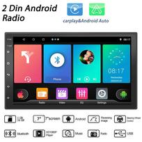 2 Din Android 7 colių automobilinis multimedijos vaizdo grotuvas Universalus stereo radijo GPS skirtas Volkswagen Nissan Hyundai Kia Toyota 1+16GB 7inch,1+16GB