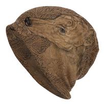 Greyhound On William Morris Marigolds Slouchy Beanie Hats Whippet Sihthound Dog Art Knitted Skullies Beanies Cap for Outdoor Ski Skullies Beanie Hat brown