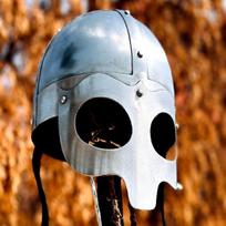 Vikingo šalmas Viduramžių riterio kario šarvų šalmas Mažas vikingų vandalų cosplay šalmas SCA LARP šalmas Geriausia dovana black