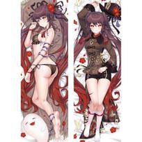 Anime Genshin Impact Dakimakura Hutao Cosplay pagalvės užvalkalas Apkabinantis kūno pagalvės užvalkalas Hu Tao dvipusis Otaku pagalvėlės užvalkalas persiko oda 120x40cm Pillowcase