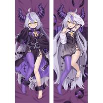 Anime VTuber Laplus La Darknesss Dakimakura Dekoratyvinis pagalvės užvalkalas 2Side Print Pagalvės užvalkalas Apkabinantis kūno pagalvėlės užvalkalas Otaku Waifu 120x40cm Pillowcase