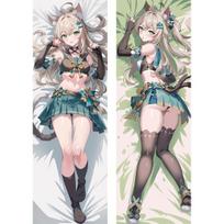 Anime dekoro pagalvės užvalkalas Genshin Impact Kirara Dakimakura Waifu pagalvės užvalkalas iš dviejų pusių spausdinamas apkabinantis kūno pagalvės užvalkalas Otaku dovanos 120x40cm Pillowcase