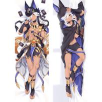 2023 m. Anime Genshin Impact Cyno Dakimakura dekoratyvinis pagalvės užvalkalas Waifu pagalvės užvalkalas iš dviejų pusių, apkabinantis kūno pagalvėlės užvalkalas Otaku 120x40cm Pillowcase