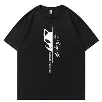 Demon Slayer Marškinėliai Unisex Kimetsu No Yaiba Rengoku Marškinėliai Anime Uzui Unisex Animaciniai Tanjiro Inosuke Zenitsu Nezuko Marškinėliai Unisex L