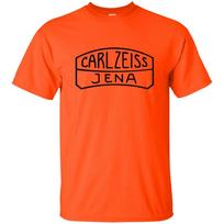 Carl Zeiss Jena Retro logotipo fotoaparato fotografavimo objektyvo marškinėliai S