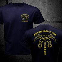Japonijos „Zero Range Combat Fight Fight Systems Reborn“ filmas „Karambit Silat Kali Unisex“ marškinėliai S