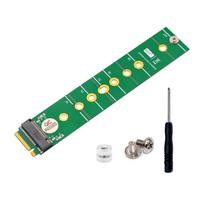 M.2 NGFF B rakto SSD adapterio keitiklis B rakto į B raktą plėtinio konvertavimo kortelė, skirta 2230 2242 2260 2280 22110 M.2 SATA SSD