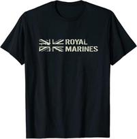 Britų karališkųjų jūrų pėstininkų unisex marškinėliai S