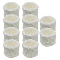 10 vnt pakaitinių HU4102 drėkintuvų filtrų,Filtrų bakterijos ir nuosėdos, skirtos Philips HU4801 HU4802 HU4803 Drėkintuvo dalys white