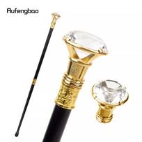 Auksinio deimanto tipo vaikščiojimo lazda, madinga dekoratyvinė lazda Gentleman Elegant Cosplay lazdelės rankenėlė Crosier 93 cm