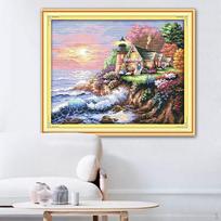 Pasidaryk pats Rankų darbo Siuvinėjimo rinkinys su atspaudu - 56 × 45cm