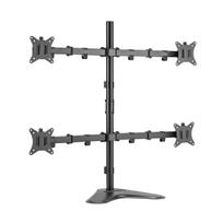 Sbox LCD-F048-2 keturių monitorių laikiklis, 17–32 col., iki 9 kg, VESA 100 × 100