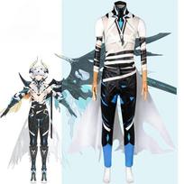 Žaidimas  Impact 3rd Kevin Kaslana Kevin Cosplay Cosplay Kostiumas Helovino Apranga Vyrai Moterys Naujas Kostiumas Uniforma XXL gray