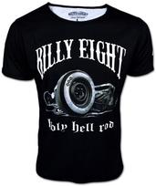 Billy Eight Šventasis Ryškus Strypas Rockabilly Karštas Žiurkėnas JAV Automobilio Kultas Unisex Marškinėliai S