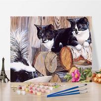 Menas „Pasidaryk pats“ Tapyba pagal skaičius Skaitmeninis aliejinis tapyba Namų dekoras Skaičiai Tapyba Aliejinė tapyba Pomėgiai Deimantų tapyba 40x50cm no frame