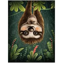 Full Round/Square 5D Diy Diamond Painting Reflection animal Diamond Embroidery Cross Stitch Kits Home Decor Handmade Gifts Round 20x30cm