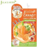 Jula's Herb Morkų kasdienis serumas su vitaminu C ir beta-karotinu mažina raukšles, pigmentines dėmes ir tamsius ratilus po akimis 8 ml - Tailando 8 ml oranžinė