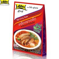 Lobo Raudonojo kario pasta su kokosų kremu, be pridėto MSG, dažiklių ar konservantų / Pagamina 2-3 porcijas, Tailandietiškas maistas, 100 g 100 g
