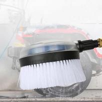 Nauji hidrauliniai lygiai automobilių plovimo šepetys, automatinis besisukantis ploviklis Automobilių valymo plovimo plastikinės galvutės įrankiai su 1/4 colio greituoju prijungimu