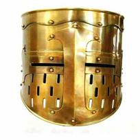 Armor Medieval Crusader Viking Helmet Brass Antique Replica Knight Helmet