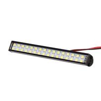 RC LED šviesų juosta 100mm/3.9in metalinė stogo lempa šviesa priekinis žibintas 32 LED lemputės 1/10 Traxxas TRX-4 juoda