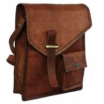 Naujas odinis Vintage Messenger pečių vyriškas Satchel S nešiojamojo kompiuterio mokyklinis portfelio krepšys 9X11X3 ruda