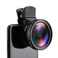 HD profesionalus optinio stiklo mobiliojo telefono objektyvas 0,45X 0,6X (120 laipsnių) Plataus kampo + 15X makro objektyvai, skirti iPhone Android Lentes