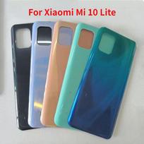 Xiaomi Mi 10 Lite 5G galinės baterijos stiklinis skydelis, galinio korpuso durelės, taisymas auksinė