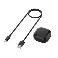 Įkrovimo dėklas, skirtas Galaxy Buds Pro SM-R190 ausinių įkrovimui belaidžių ausinių įkrovimo dėžutės skyrius juoda