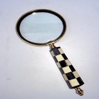 Vintage Nautical kieto žalvario rašomasis didinamasis stiklas Graži rankena