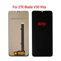 Skystųjų kristalų ekranas, skirtas ZTE Blade V30 Vita 8030 LCD ekranui jutiklinio ekrano skaitmenintuvo viso mazgo pakaitinė dalis juoda