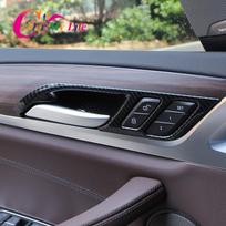 Automobilio anglies pluošto vidinių durų rankenos rėmo dangtelio lipdukas, skirtas BMW X3 G01 2018 2022
