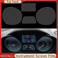 Car Interior Instrument Dashboard Monitor Screen Protector Film Cover Sticker for Ford Kuga Escape 2014 - 2018