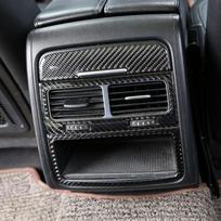 Anglies pluošto automobilio priedai Galinės oro kondicionieriaus angos dangtelio apdaila VW Touareg 2011 2012 2013 2014 2015 2016 2017