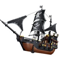 Statybinis piratų tvirtovės laivas Karališkojo jūrų laivyno karo laivas Uosto kaladėlės Žaislas Kalėdų dovanai