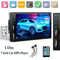 Radijas 1DIN MP5 universalus automobilio radijas, jutiklinis ekranas, 7 colių USB / AUX