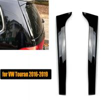 Galinio lango aptakas, skirtas Volkswagen VW Touran 2016- šoninis skirstytuvas Canard sparno apdailos deflektoriaus dangtelio lipdukas automobiliui