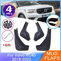 4 vnt purvasaugiai, skirti Volvo XC40 2018 2022 2023 priekinio galinio sparno ratų apsaugos purvasaugiai apsaugai nuo purslų